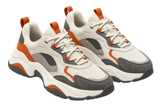 Black and orange Urban Runner sneakers